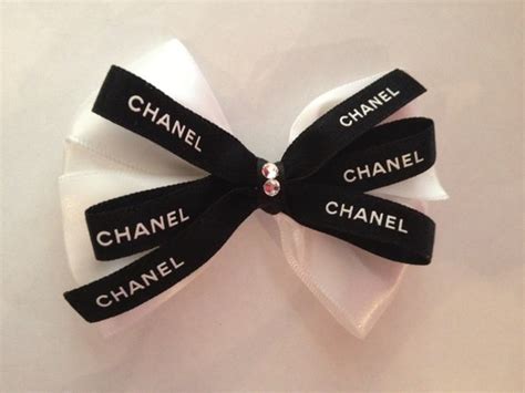 chanel red ribbon for hair|chanel hair claw clip.